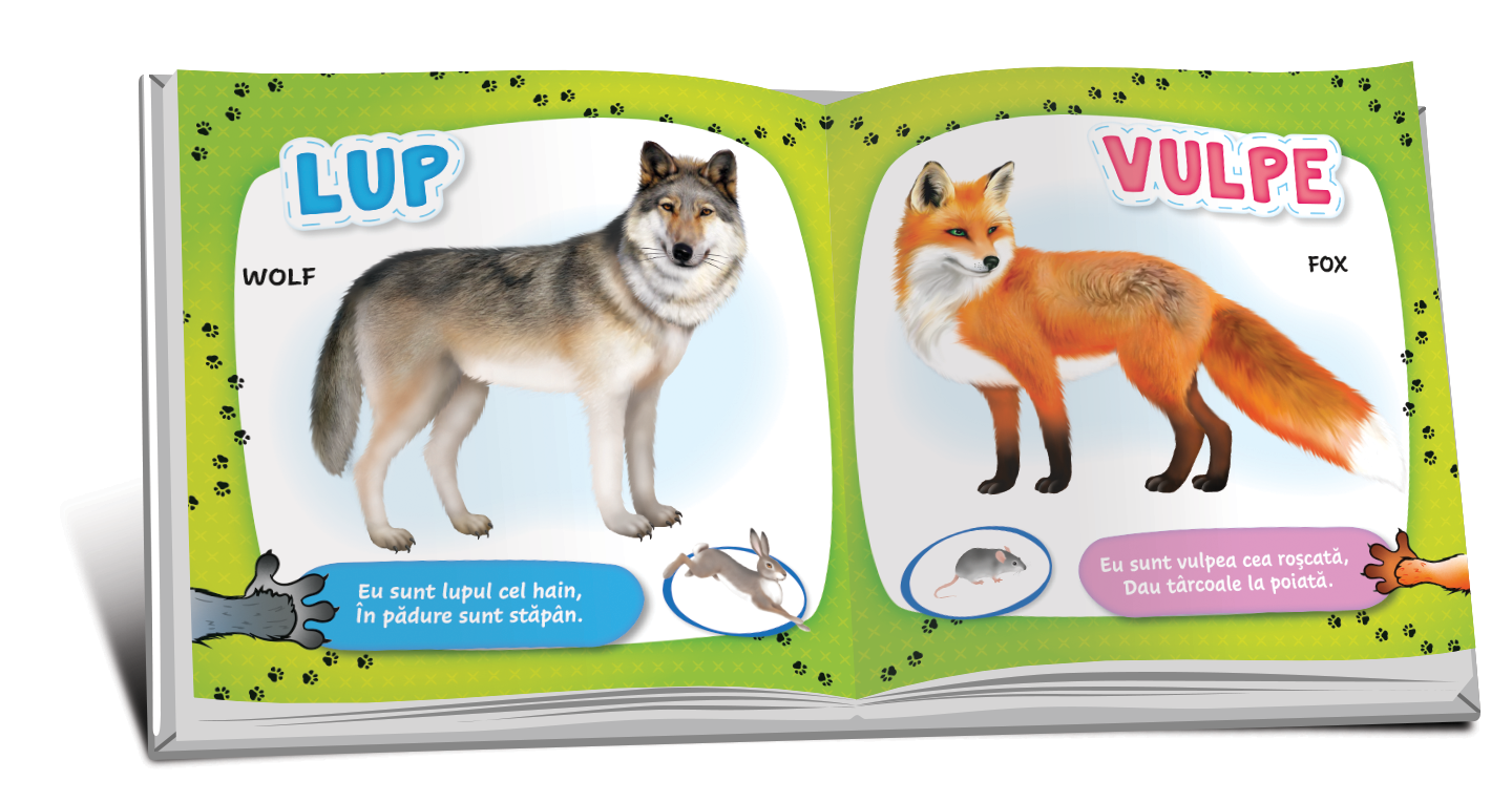 Cărți mici pentru pici. Animale sălbatice